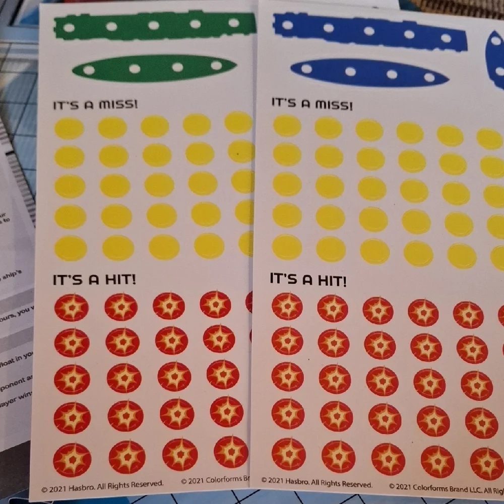 Battleship Game Rules Instruction Sheet - Black and White - Picture 2 of 4
